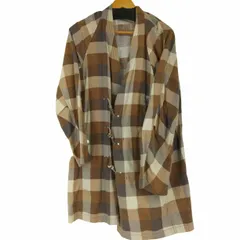 ノンネイティブ nonnative MASTER COAT COTTON NEL BLOCK CHECK PRINT メンズ JPN：1 のサムネイル