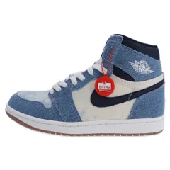 NIKE (ナイキ) AIR JORDAN 1 RETRO HIGH OG DENIM FQ2947-100 エア ジョーダン 1 レトロ ハイ オリジナル デニム ハイカットスニーカー インディゴ/ホワイト US7.5/25.5cm
