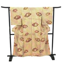 小紋/総絞り/美品/仕立上がり/適応身長155～162㎝/10966
