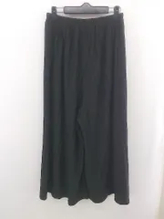 ◇ earth music&ecology アース ミュージック＆エコロジー ウエストゴム パンツ サイズF ブラック レディース E  【1303240010457】