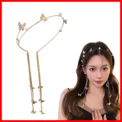 【最短発送】子供 大人 耳飾り 結婚式 ファッション髪飾り 発表会 前髪 写真撮影 レディース 入学式 パール ヘッドドレス カチューシャ ゴールド