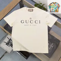【今日WTO】GUCCI 2025 クラシックアルファベット柄ロゴ T-GJ60