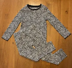 【未使用品】Nutmeg 子供服 95〜100サイズ 3〜4歳 セットアップ 長袖 花柄 紺 イギリス 海外購入