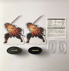 [정리 판매] 귀멸의 칼날 연옥 안주로 빛나는 마음을 태워 아크릴 스탠드 Blu-ray 구입 특전 2점 세트