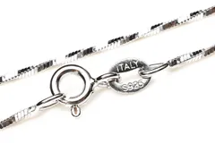 シルバー925 スネークチェーン 45cmチェーン ネックレス パワーストーン 天然石 _KZ171