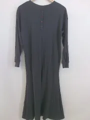 ◇ apart by lowrys 前後2way 長袖 膝下丈 ワンピース サイズF チャコールグレー レディース P  【中古】 【1211150000485】