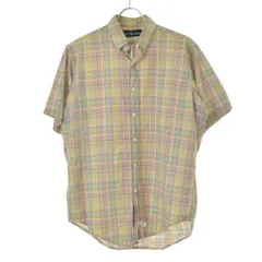 【RALPHLAUREN】チェック柄ボタンダウン半袖シャツ