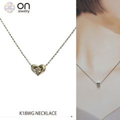 GSTV K18YG/WG ロザリオネックレス 約1.3g - メルカリ