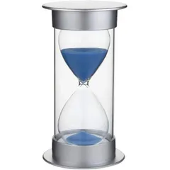 砂時計 サンドタイマー 《30分計》 《ブルー》 シンプル 砂タイマー 勉強 キッチンタイマー 料理 インテリア[定形外郵便、送料無料]mer003
