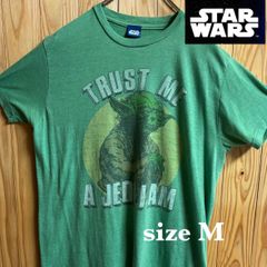 【古着】STARWARS(スターウォーズ)ムービーTシャツ M グリーン US古着 ヴィンテージ ヨーダ