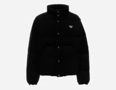【24AW】コーデュロイ ダウンジャケット ◆プラダ◆人気 23AW】新作クロップドコーデュロイダウンジャケット◇プラダ
