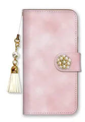 Galaxy S21 Ultra 5G SC-52B ケース 手帳型 ギャラクシーS21ウルトラ スマホケース ビジュー パール デコ ストラップ付  おしゃれ 無地 大人 可愛い エレガント ブランド グリーン ブルー カラー01