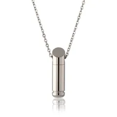 チタン leger メモリアル ネックレス 50cm ～ 70cm 純チタン レジエ 防水 日本製 遺骨ペンダント 竹 バンブー PC49-1