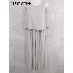 ◇ URBAN RESEARCH Sonny Label ウエストゴム ノースリーブ オールインワン サイズF ライトグレー レディース 【中古】 【1002801906191】