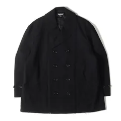 NO.７５　ブラックコムデギャルソン　ピーコート　ドット柄 NO.75ブラックコムデギャルソンピーコートドット柄