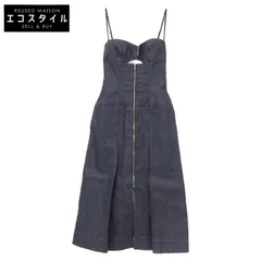 FETICO フェティコ FTC232-0801 23SS ﾌﾞﾙｰ BUSTIER DENIM DRESS ﾋﾞｽﾁｪ  