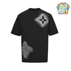 【今日WTO】Louis Vuitton 25ss 鉛筆手描き大ロゴモノグラム刺繍半袖-JN41