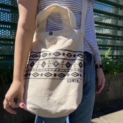【EDWIN】2WAY オルテガ柄バッグ