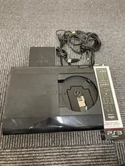 ￥【通電確認済み】PlayStation3 CECH-4000B 本体 ケーブルなどセット ブラック【ゲーム機本体】【3】