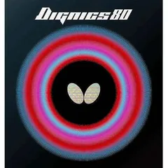 バタフライ(Butterfly) 卓球 ラバー ディグニクス 80 裏ソフト ハイテンション レッド 厚 06050 14-029 0