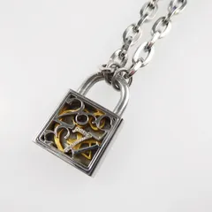 【姫路東店】 中古 SCOMMAG | エスカマジー ネックレス ナンバーパドロックネックレス SGN-437 シルバー 【134】