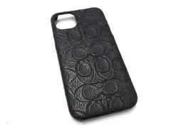 新品　COACH iPhone13 手帳型カバー シグネチャー　コーチ　ブラック COACH - 新品 COACH iPhone13,14 手帳型 シグネチャー コーチ