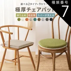 種類7:【円形】ターコイズ 椅子用クッション 極厚 チェアパッド 丸 四角 40Rcm チェアクッション おしゃれ 低反発クッション 新生活