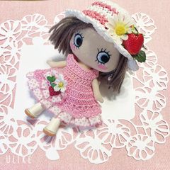 イーマリーちゃんお洋服　いちごなワンピ1