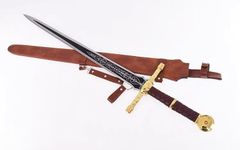 『エルデンリング』君王直剣 1/1 リプリカ 全長 98.5cm（皮鞘付）  ディスプレイ用 美術刀 模擬刀 工芸品模造刀 西洋剣 中世ヨーロッパ風 西洋剣 十字軍剣
