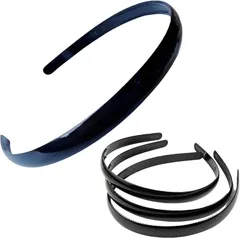 fogman カチューシャ ヘアバンド 黒 幅12mm メンズ レディース 大容量 20個セット