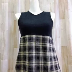 ☆ TAKEO KIKUCHI DASH タケオキクチダッシュ 【サイズ120】可愛いチェック柄ワンピース✨️ 日本製