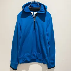 adidas アディダス　レディース　トップス　パーカー　フーディー　トレーナー　スウェット　長袖　スタンドカラー　ハーフジップアップ　無地　単色　ブランドロゴ　ブルー　スポーティー　アウトドア　シンプル　カジュアル　SU572h1002