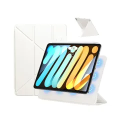 【新着商品】iPad mini7 ケース(A17 Pro、2024) iPad mini 第7/6世代 ケース (2024/2021) 8.3インチ ケース 強力マグネット吸着 横置＆縦置 角度調整可能 三角形スタンド 安定感 Pencil Pro/USB-C