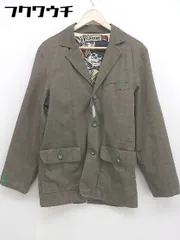 ◇ BILLABONG ビラボン チェック 長袖 ジャケット サイズM カーキ メンズ 【中古】 【1105310000821】のサムネイル