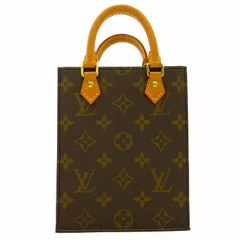 ルイヴィトン LOUIS VUITTON M81295 プティットサックプラ 2WAY ショルダーバッグ ハンドバッグ ミニトート モノグラム レザー 茶 ブラウン ☆AA★のサムネイル