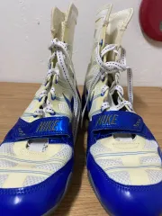 値下げ⭕️ナイキ (ボクシング)シューズ メンズMACHOMAI ブルー 25cm NIKE ナイキ ボクシングシューズ メンズ マチョマイ MACHOMAI