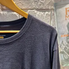古着  XL Carhartt カーハート 紺　無地　ロングTシャツ