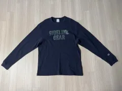 チャンピオン ディスイズネバーザット ワッフル ロングスリーブ ネイビー L