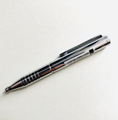 廃番 ゼブラ SL-F1 ST 0.7mm ロイヤルシルバー スライド式油性ボールペン BA115-RS