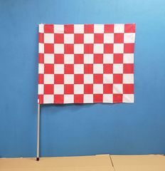 赤白チェッカーフラッグ　70×85ｃｍ　JOA-211