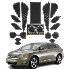 新型トヨタ ヴェンザ Venza 2021 専用 ポケットマット 車種専用設計 インテリアラバーマット 滑り止め 防塵 防水 コンソールマット ノンス