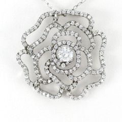 ROCCA ロッカ K18PGネックレス ダイヤモンド(2.0ct) - メルカリ