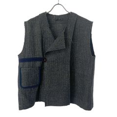刺し子 布団皮 藍染 木綿 五幅 型染め 古布 パッチワークベスト 希少