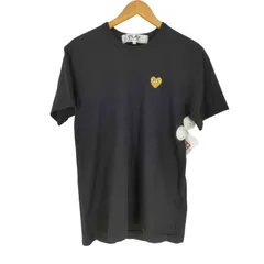 プレイコムデギャルソン PLAY COMME des GARCONS AD2023 金ハート刺繍 S/S Tシャツ メンズ JPN：L 