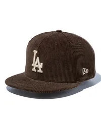 【ムラスポ公式】新品 NEW ERA ニューエラ キャップ 帽子 59FIFTY MLB Corduroy コーデュロイ ロサンゼルス・ドジャース ダークブラウン 14307721