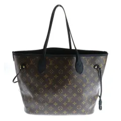 LOUIS VUITTON (ルイヴィトン) モノグラム ネヴァーフル インサイドアウトMM ポーチ付 レザートートバッグ ブラウン レディース M11946