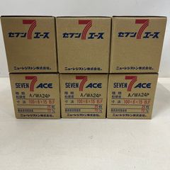 【未使用品】 6箱まとめて セブンエース A/WA 24P 100×6×15 ニューレジストン 研削用砥石 1箱25枚入り 質屋・リサイクルマート宇部店