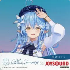 【中古】コースター 雪花ラミィ オリジナルコースター 「バーチャルYouTuber ホロライブ Blue Journey×JOYSOUND」 コラボドリンク注文特典 第2弾のサムネイル