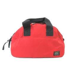 ポーター PORTER 吉田カバン ROUND ラウンド ボストンバッグ S 赤 レッド かばん ☆AA★