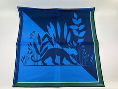 【未使用品】カルティエ　ハンカチ　ノベルティ　パンサー　約42×42cm